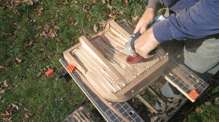 Carving the bottom
