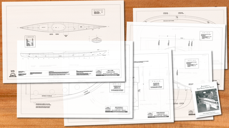 Endeavour 17 wood strip touring kayak plans