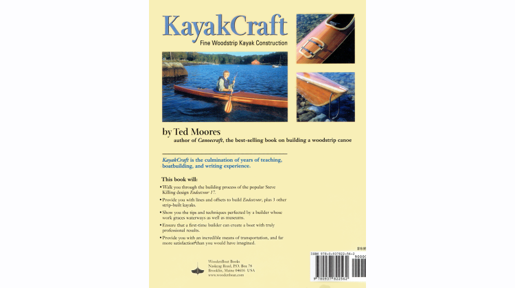 KayakCraft - By Ted Moores - Back Cover