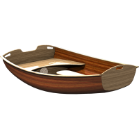 Coot Wood Strip Pram Dinghy