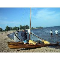 High Capacity Great Auk Sea Kayak Rigged for Sailing