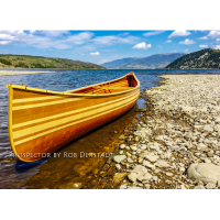 Strip built Chestnut Prospector Canoe by Rob Derstadt