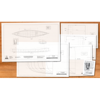 Freedom 15 cedar strip asymmetrical canoe plans