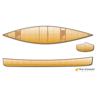 Freedom 15 cedar strip asymmetrical canoe plans