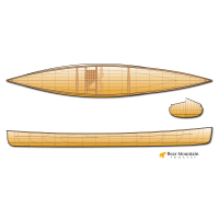 Freedom Solo 15/3 wood strip canoe plans