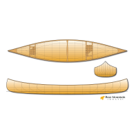 16' Prospector Canoe Plans wood strip