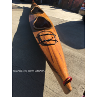 Wood Strip Reliance Kayak by Tony Estrada