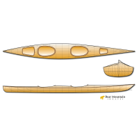 Reliance tandem wood touring kayak plans
