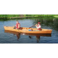 Kipawa wood canoe by Valerie Welch