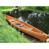 Kipawa wood canoe by Valerie Welch