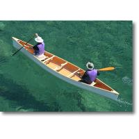 Winisk Wood Canoe by Martin Step